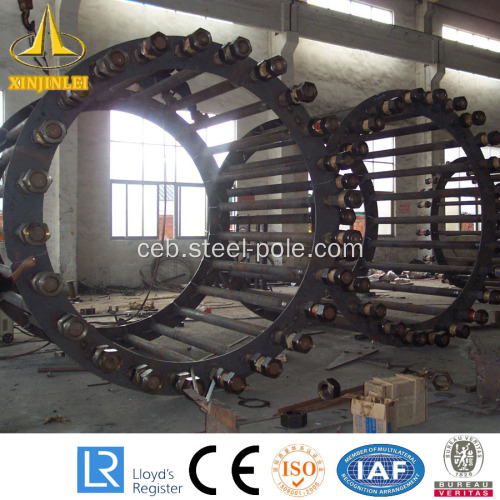 Electrical Transmission Line Distribution Steel Poles